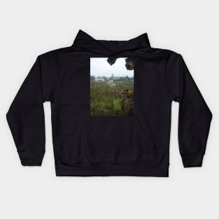 A Web of Droplets Kids Hoodie